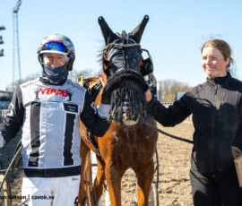 7 Just Joking, Bernardo Grasso och Jenny Andersson | Jägersro 260421 Foto: Stefan Olsson