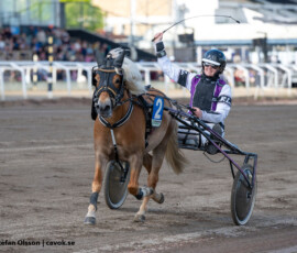 23 Ekslätts Kapten M och Filippa Lindgren | Jägersro 260514 Foto: Stefan Olsson