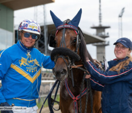 08 First Wise L. o Joakim Lövgren | Jägersro 260616 | Foto: Stefan Olsson
