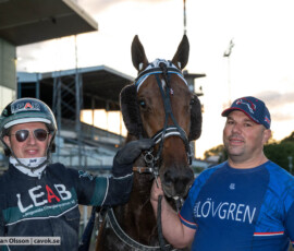 Reidar di Quattro och Tyler Mifsud | Jägersro 260916 | Foto: Stefan Olsson