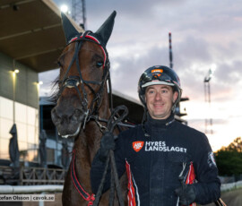 Cruiser och Johan Untersteiner | Jägersro 260916 | Foto: Stefan Olsson