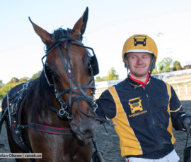 Donna Patricia och Gustav Johansson | Jägersro 260922 | Foto: Stefan Olsson