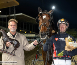 Brigo och Johan Untersteiner | Jägersro 260916 | Foto: Stefan Olsson