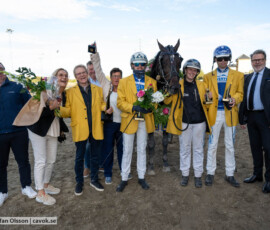 Svenskt Travderby: Mellby Narrow och Magnus A Djuse| Jägersro 260906 | Foto: Stefan Olsson