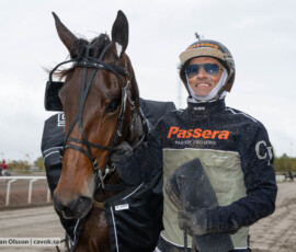 Midnight Rhyme och Carl Johan Jepson | Jägersro 261024 | Foto: Stefan Olsson