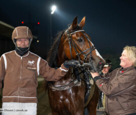 Vanita och Mika Forss | Jägersro 260930 | Foto: Stefan Olsson