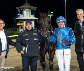 Marius May och Ole Johan Östre | Jägersro 261013 | Foto: Stefan Olsson