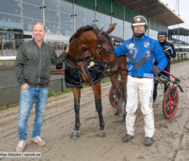 Nilla Lane och Johan Untersteiner | Jägersro 261024 | Foto: Stefan Olsson
