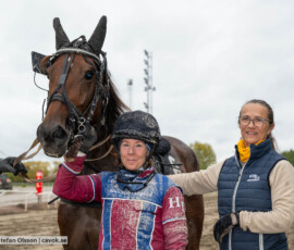 Stormy Wareco och Helena Lindqvist | Jägersro 261017 | Foto: Stefan Olsson