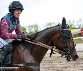 Stormy Wareco och Helena Lindqvist | Jägersro 261017 | Foto: Stefan Olsson
