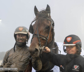 Richmond och Johan Untersteiner | Jägersro 261024 | Foto: Stefan Olsson