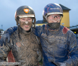Johan Untersteiner och Jonas Oscarsson | Jägersro 261024 | Foto: Stefan Olsson